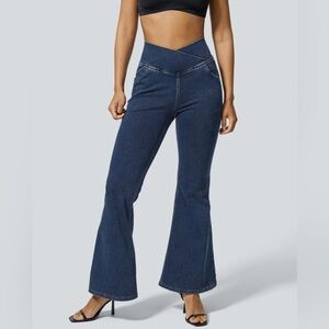 Women's Blue Flared Jeans